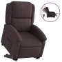 Sillón eléctrico reclinable elevable de tela marrón oscuro de , Sillones - Ref: Foro24-3204193, Precio: 326,66 €, Descuento: %
