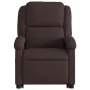Sillón eléctrico reclinable elevable de tela marrón oscuro de , Sillones - Ref: Foro24-3204193, Precio: 326,66 €, Descuento: %