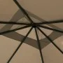 Cenador con cubiertas de postes taupé 3x3x2,6 m 160 g/m² de vidaXL, Carpas y cenadores - Ref: Foro24-313606, Precio: 187,15 €...