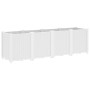 Jardinera PP blanco 160x40x53 cm de , Maceteros y jardineras - Ref: Foro24-367859, Precio: 142,59 €, Descuento: %