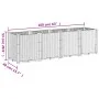 Jardinera PP blanco 160x40x53 cm de , Maceteros y jardineras - Ref: Foro24-367859, Precio: 140,08 €, Descuento: %