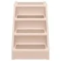 Escalera plegable para perros crema 62x40x49,5 cm de vidaXL, Escalones y rampas para mascotas - Ref: Foro24-170984, Precio: 5...