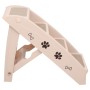 Escalera plegable para perros crema 62x40x49,5 cm de vidaXL, Escalones y rampas para mascotas - Ref: Foro24-170984, Precio: 5...