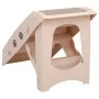 Escalera plegable para perros crema 62x40x49,5 cm de vidaXL, Escalones y rampas para mascotas - Ref: Foro24-170984, Precio: 5...