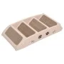 Escalera plegable para perros crema 62x40x49,5 cm de vidaXL, Escalones y rampas para mascotas - Ref: Foro24-170984, Precio: 5...