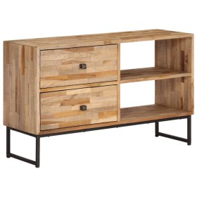 Mueble para TV de madera de teca reciclada 90x30x55 cm en Muebles TV | Comprar online en Foru.es