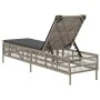 Tumbona con cojín ratán sintético gris claro de , Tumbonas - Ref: Foro24-4002742, Precio: 143,24 €, Descuento: %