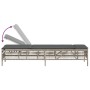 Tumbona con cojín ratán sintético gris claro de , Tumbonas - Ref: Foro24-4002742, Precio: 145,91 €, Descuento: %