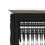 Tumbona con cojín ratán sintético negro de , Tumbonas - Ref: Foro24-4002737, Precio: 149,39 €, Descuento: %