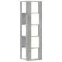 Estantería esquina 5 niveles madera gris hormigón 50x50x179 cm de , Librerías y estanterías - Ref: Foro24-852585, Precio: 81,...