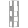 Estantería esquina 5 niveles madera gris hormigón 50x50x179 cm de , Librerías y estanterías - Ref: Foro24-852585, Precio: 82,...