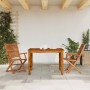 Sillas plegables jardín y reposabrazo 2uds madera maciza acacia de , Sillas de jardín - Ref: Foro24-367698, Precio: 142,30 €,...