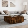 Mesa de centro con Infinity LED roble ahumado 100x100x40 cm de , Mesas de centro - Ref: Foro24-3284046, Precio: 211,94 €, Des...