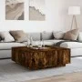 Mesa de centro con Infinity LED roble ahumado 100x100x40 cm by , Coffee table - Ref: Foro24-3284046, Price: 204,33 €, Discoun...