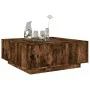 Mesa de centro con Infinity LED roble ahumado 100x100x40 cm by , Coffee table - Ref: Foro24-3284046, Price: 204,33 €, Discoun...