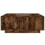 Mesa de centro con Infinity LED roble ahumado 100x100x40 cm by , Coffee table - Ref: Foro24-3284046, Price: 204,33 €, Discoun...