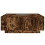 Mesa de centro con Infinity LED roble ahumado 100x100x40 cm by , Coffee table - Ref: Foro24-3284046, Price: 204,33 €, Discoun...