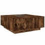 Mesa de centro con Infinity LED roble ahumado 100x100x40 cm de , Mesas de centro - Ref: Foro24-3284046, Precio: 211,94 €, Des...