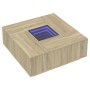 Mesa de centro con Infinity LED roble Sonoma 100x100x40 cm de , Mesas de centro - Ref: Foro24-3284044, Precio: 175,79 €, Desc...