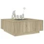 Mesa de centro con Infinity LED roble Sonoma 100x100x40 cm de , Mesas de centro - Ref: Foro24-3284044, Precio: 172,46 €, Desc...