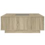 Mesa de centro con Infinity LED roble Sonoma 100x100x40 cm de , Mesas de centro - Ref: Foro24-3284044, Precio: 175,79 €, Desc...