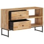 Mueble para TV de madera de teca reciclada 90x30x55 cm en Muebles TV | Comprar online en Foru.es