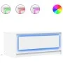 Mesa de centro con luces LED madera ingeniería blanca de , Mesas de centro - Ref: Foro24-851984, Precio: 90,79 €, Descuento: %