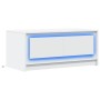 Mesa de centro con luces LED madera ingeniería blanca de , Mesas de centro - Ref: Foro24-851984, Precio: 91,78 €, Descuento: %