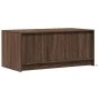 Mesa de centro con luces LED madera de ingeniería marrón roble de , Mesas de centro - Ref: Foro24-851990, Precio: 98,98 €, De...