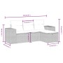 Set de sofás de jardín 4 pzas y cojines ratán sintético gris de , Conjuntos de jardín - Ref: Foro24-3264378, Precio: 279,98 €...