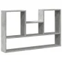 Estantería de pared madera ingeniería gris hormigón 99x15x60 cm de , Estantes y estanterías - Ref: Foro24-853239, Precio: 41,...