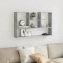 Estantería de pared madera ingeniería gris hormigón 99x15x60 cm de , Estantes y estanterías - Ref: Foro24-853239, Precio: 41,...