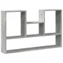Estantería de pared madera ingeniería gris hormigón 99x15x60 cm de , Estantes y estanterías - Ref: Foro24-853239, Precio: 41,...