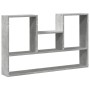 Estantería de pared madera ingeniería gris hormigón 99x15x60 cm de , Estantes y estanterías - Ref: Foro24-853239, Precio: 42,...