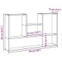 Estantería de pared madera ingeniería gris hormigón 99x15x60 cm de , Estantes y estanterías - Ref: Foro24-853239, Precio: 41,...