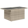 Set de sofás de jardín 7 pzas con cojines ratán PE gris claro de , Conjuntos de jardín - Ref: Foro24-3275302, Precio: 522,87 ...