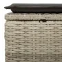 Set de sofás de jardín 7 pzas con cojines ratán PE gris claro by , Garden sets - Ref: Foro24-3275302, Price: 543,94 €, Discou...