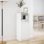 Aparador con luz LED madera de ingeniería blanco 38x34x100 cm de , Aparadores - Ref: Foro24-852166, Precio: 57,23 €, Descuent...