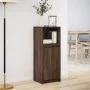 Aparador con LED madera ingeniería marrón roble 38x34x100 cm de , Aparadores - Ref: Foro24-852172, Precio: 55,49 €, Descuento: %