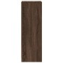 Aparador con LED madera ingeniería marrón roble 38x34x100 cm de , Aparadores - Ref: Foro24-852172, Precio: 56,63 €, Descuento: %