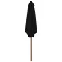 Sombrilla de jardín con palo de madera negra 270 cm de vidaXL, Sombrillas - Ref: Foro24-313762, Precio: 66,61 €, Descuento: %
