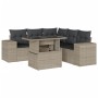 Set de sofás de jardín 6 pzas y cojines ratán sintético gris de , Conjuntos de jardín - Ref: Foro24-3269162, Precio: 473,57 €...