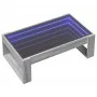 Mesa de centro con Infinity LED gris Sonoma 90x53x30 cm de , Mesas de centro - Ref: Foro24-847642, Precio: 111,72 €, Descuent...