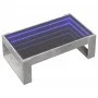 Mesa de centro con Infinity LED gris hormigón 90x53x30 cm by , Coffee table - Ref: Foro24-847640, Price: 115,10 €, Discount: %