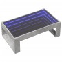 Mesa de centro con Infinity LED gris hormigón 90x53x30 cm de , Mesas de centro - Ref: Foro24-847640, Precio: 116,72 €, Descue...