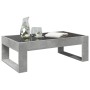 Mesa de centro con Infinity LED gris hormigón 90x53x30 cm de , Mesas de centro - Ref: Foro24-847640, Precio: 116,72 €, Descue...