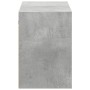 Mueble de TV de pared con luces LED gris hormigón 100x31x45 cm de , Muebles TV - Ref: Foro24-852295, Precio: 73,46 €, Descuen...