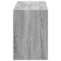 Mueble de TV de pared con luces LED gris Sonoma 130x31x45 cm de , Muebles TV - Ref: Foro24-852304, Precio: 101,74 €, Descuent...