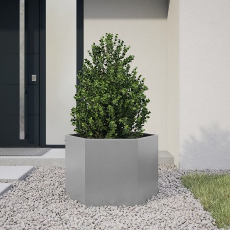 Jardinera hexagonal acero galvanizado 69x60x45 cm de , Maceteros y jardineras - Ref: Foro24-851127, Precio: 64,35 €, Descuent...