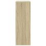 Aparador con LED madera de ingeniería roble Sonoma 77x34x100 cm de , Aparadores - Ref: Foro24-852147, Precio: 81,18 €, Descue...